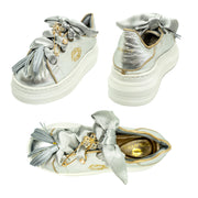 PIEL PLATA ORILLA ORO MASCADA